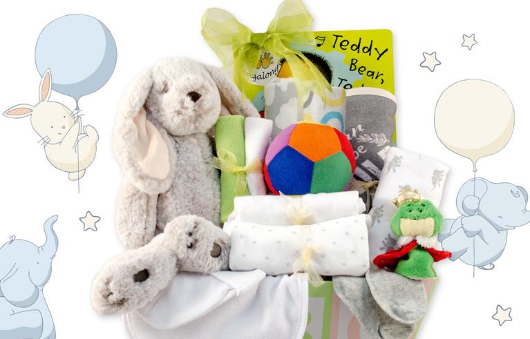 Neutral Baby Gift Baskets