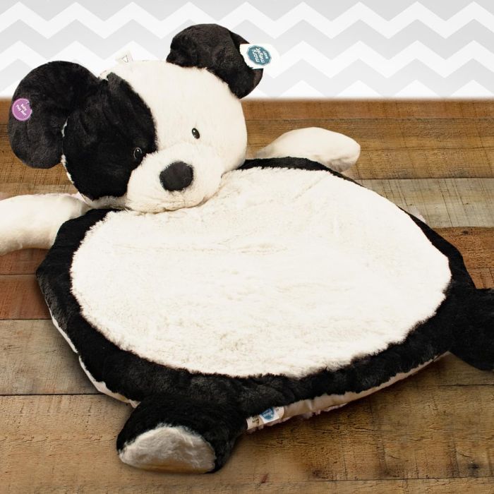 Bestever Black and White Puppy Baby Mat